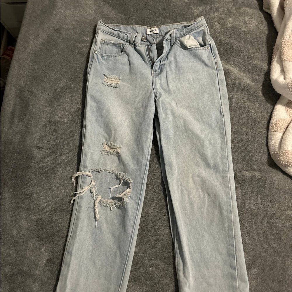 RSQ Blue Boyfriend Jeans Light Wash Casual